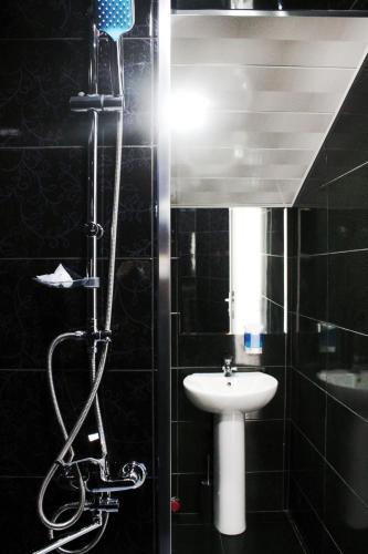 Bilik mandi di Hotel NOA Kazbegi