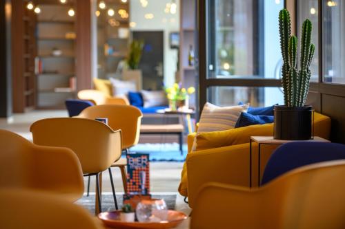 Posezení v ubytování Tulip Inn Antwerpen