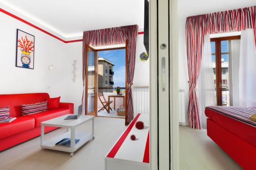 Χώρος καθιστικού στο Maison Iolanda