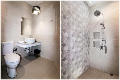 Ένα μπάνιο στο Baan Noppadol Hua Hin Loft