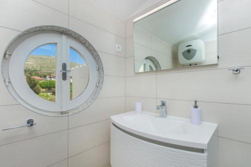 Koupelna v ubytování Apartmani Vesna