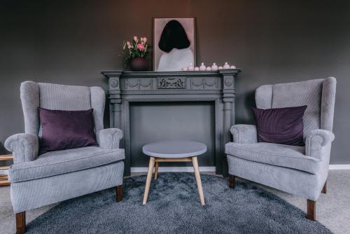 Posezení v ubytování meerzeit Hotel