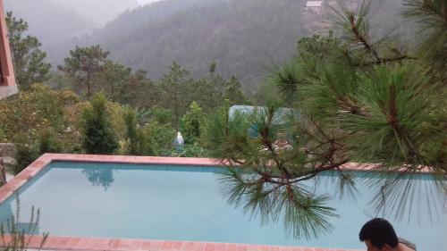 A piscina em ou perto de TinyHouse La Roca-Cabaña de montaña