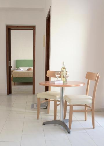 Posezení v ubytování Arhodiko Hotel