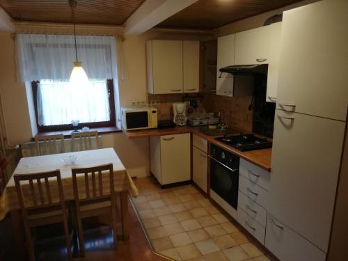 Kuchyň nebo kuchyňský kout v ubytování Apartment Sopar