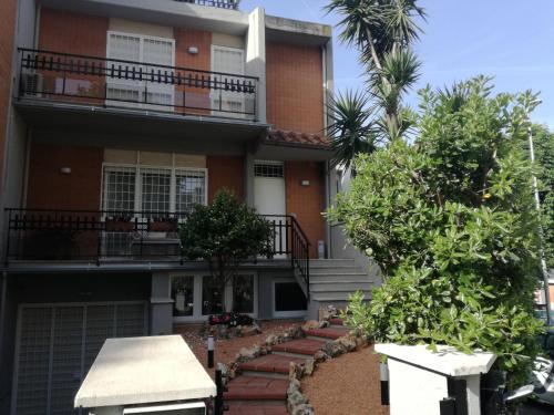 En balkon eller terrasse på La camelia bianca