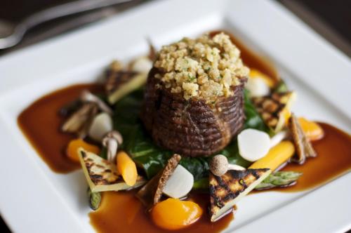 Food at or somewhere near the hotel 