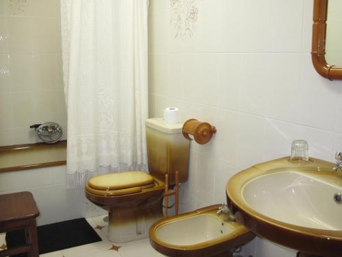 Koupelna v ubytování Hotel Antoyana