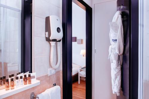 Koupelna v ubytování Hotel Oro Blu