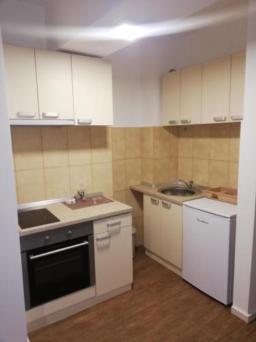 Køkken eller tekøkken på Laguna apartman 2
