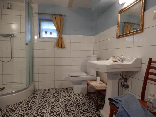 A bathroom at Vila Nízke Tatry