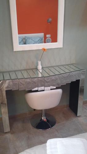 Postel nebo postele na pokoji v ubytování Guesthouse Zografia