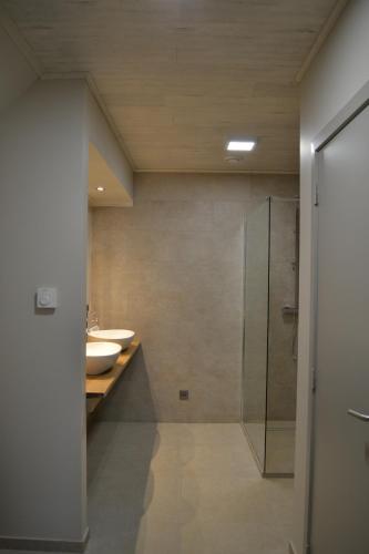 Koupelna v ubytování B&B Allegambe's Goed