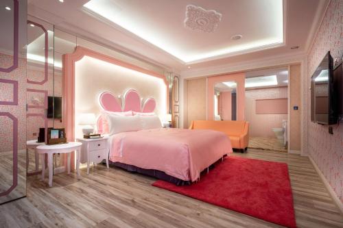 Katil atau katil-katil dalam bilik di AURORA MOTEL