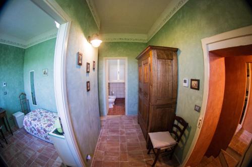 Koupelna v ubytování Tenuta Isola