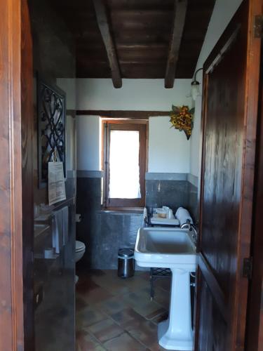 A bathroom at Crapa Licca