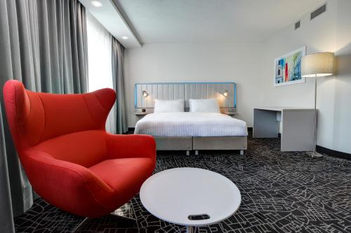 Posteľ alebo postele v izbe v ubytovaní Park Inn by Radisson Danube Bratislava
