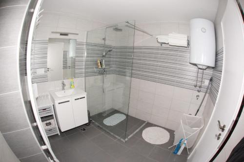 Kúpeľňa v ubytovaní Apartman Kupa