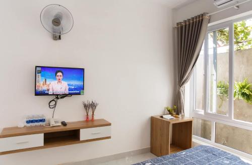 TV tai viihdekeskus majoituspaikassa HOTEL MIA