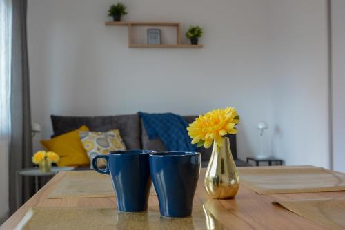 Χώρος καθιστικού στο Apartamenty Asturia