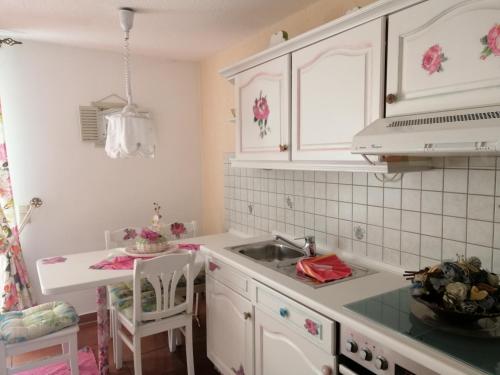 Cuisine ou kitchenette dans l'établissement Ferienwohnung Ani, Apartment David