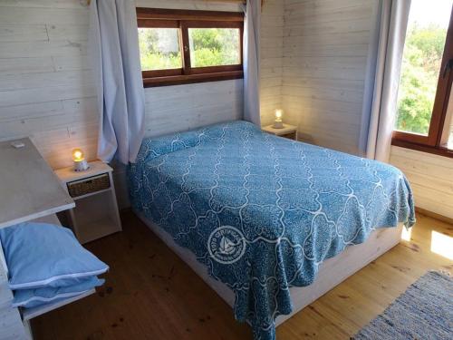 Una cama o camas en una habitación de Casas Sadhana