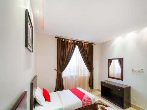 Katil atau katil-katil dalam bilik di Juina Castle Alriyad