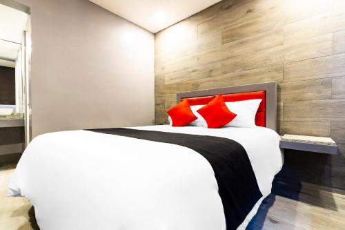 Posteľ alebo postele v izbe v ubytovaní Hotel Sonora