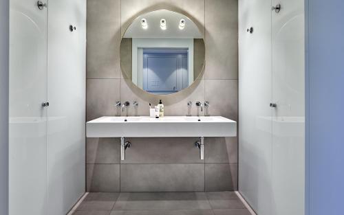 Koupelna v ubytování Jugend- und Familienhotel Augustin