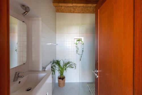 Bathroom sa Casa da Praia em Valadares