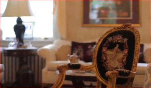 a living room with a chair and a couch at Angies B&B in Wilmington