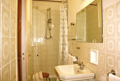 Koupelna v ubytování Albergo Villa Dionori