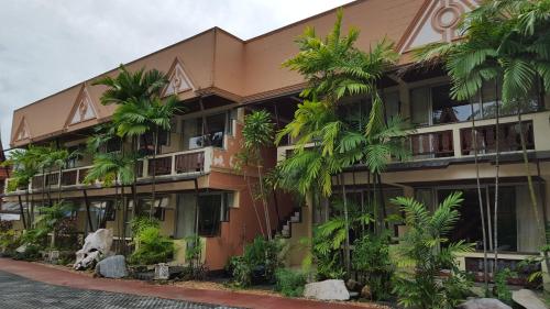 Das Gebäude in dem sich das Resort befindet
