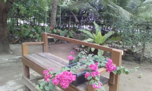 Zahrada ubytování Sajini Villa
