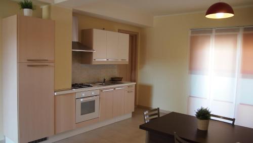 Η κουζίνα ή μικρή κουζίνα στο Residence Demetra