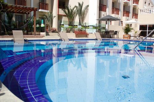 Kolam renang di atau dekat dengan Serra Golfe Apart Hotel