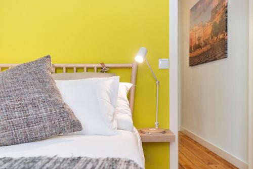 Cama ou camas em um quarto em Bicaense Apartments