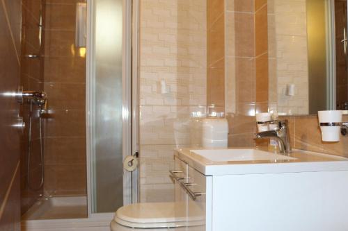Koupelna v ubytování Apartment Zoranica Novalja