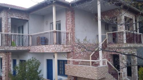 Balkón nebo terasa v ubytování Guesthouse Zografia