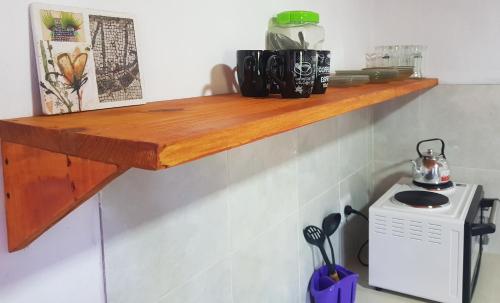 Η κουζίνα ή μικρή κουζίνα στο Casas de Raco
