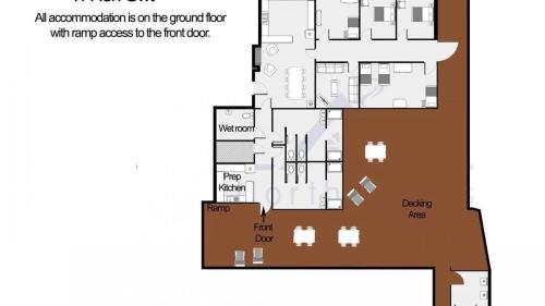 แผนผังของ Llety'r Adar