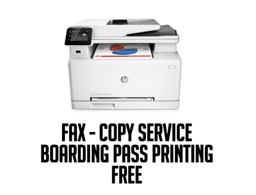 a fax copy service boarding pass printing fee at Giardino Giusti House & Court in Verona