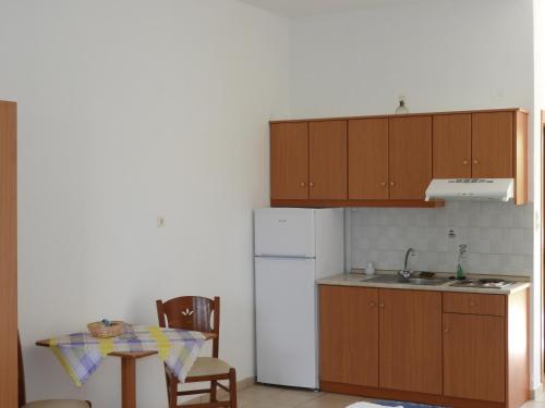 Η κουζίνα ή μικρή κουζίνα στο Aerikohotel - Apartments
