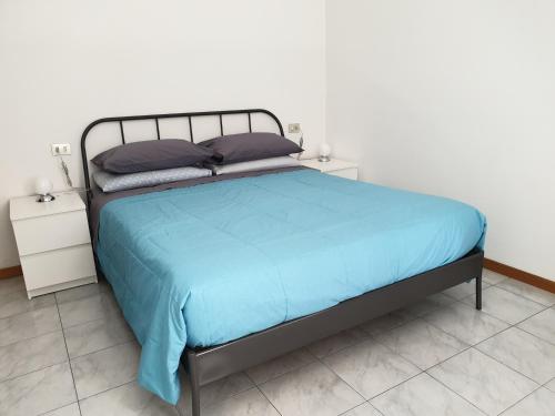 Katil atau katil-katil dalam bilik di Casa Amato b&b