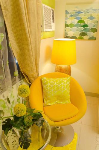 Χώρος καθιστικού στο JDT's Condo at Horizons 101 Cebu