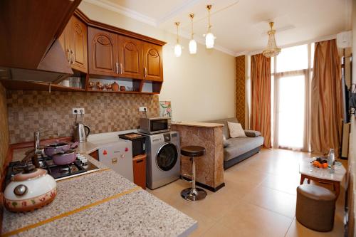 Køkken eller tekøkken på Apartment on Javakhishvili