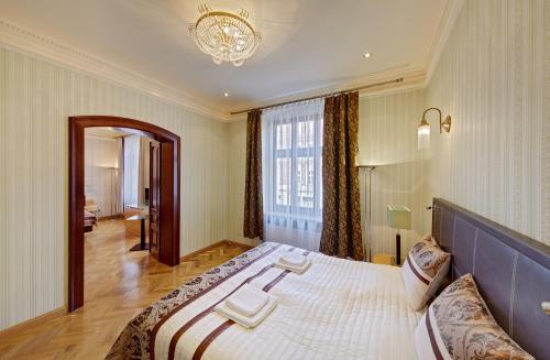 En eller flere senge i et værelse på Tessa Jagiellońska