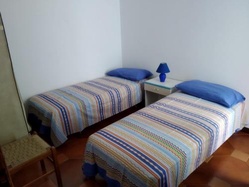 Postel nebo postele na pokoji v ubytování mare profumo di mare