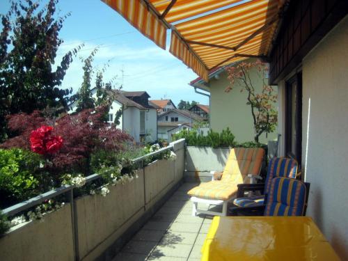 Μπαλκόνι ή βεράντα στο BodenSEE Apartment Langenargen Fliederweg