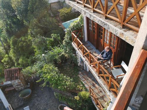 Balkón nebo terasa v ubytování ‘t En Zal